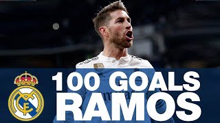 SERGIO RAMOS 100 GOALS [upl. by Pren862]