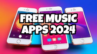 Top 3 Best FREE Music Apps For iPhoneAndroid 2024  Offline Music [upl. by Araz]