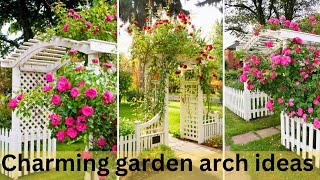 Charming garden arch  trellis ideas  arch garden  amazing garden arch ideas garden Trellis [upl. by Calla]