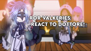 SOME ROR VALKERIES REACT TO DOTTORE GENSHIN IMPACT 12 SHORT [upl. by Henghold]