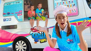 Vlad and Niki in the Moms Ice Cream Truck  Funny stories for kids [upl. by Simons]