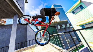 I Hit My BEST BMX STUNT In GTA 5 [upl. by Hattie278]