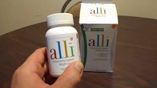 Alli Orlistat Weight Loss Aid Review [upl. by Elokkin]