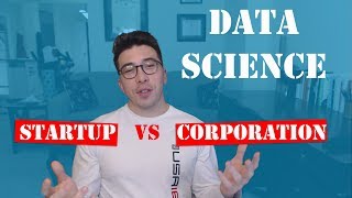 Data Science Startup vs Large Corporation [upl. by Adyahs]