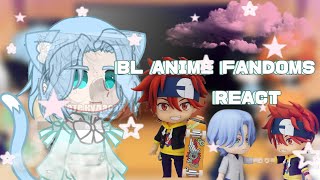 BL ANIME FANDOMS REACT TO EACH OTHER  Sk8 to infinity  Langa x Reki🌈 [upl. by Aimak]