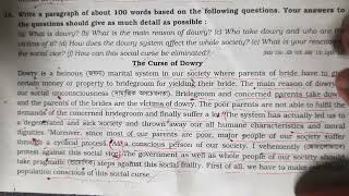 The curse of dowry paragraph [upl. by Monica]