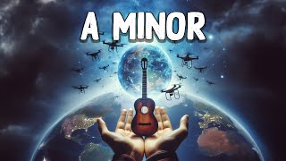 MINOR Chord Drone Key of A  Scale Practice  Chord Formula  R b3 5 [upl. by Wiseman738]