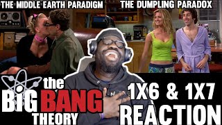 They Kissed  The Big Bang Theory Episodes 1x6 amp 1x7  REACTION  FIRST TIME WATCHING [upl. by Booze]