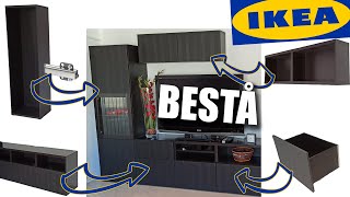 Ikea BESTA WALL MOUNTED [upl. by Trev]