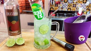 Como Fazer Caipirinha com Ice de Cachaça  Drink [upl. by Targett]