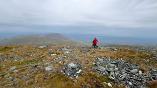 Rainy day hike Taivaskero summit trail at PallasYllästunturi national park 🦌⛰️ Lapland [upl. by Namolos105]