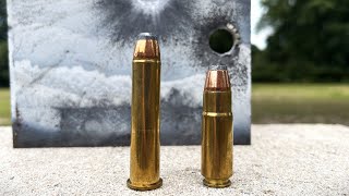 458 Socom vs 4570 Completely Different On Mild Steel [upl. by Navonod]