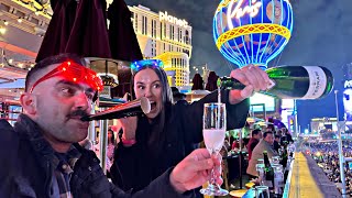 The BEST New Year’s Eve in LAS VEGAS Beer Park Vlog [upl. by Willard]