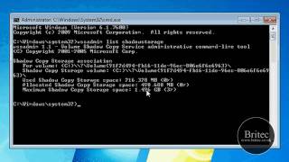 Reclaim or Resize disk space from quotsystem volume informationquot by Britec [upl. by Widera]