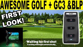 AWESOME GOLF SIMULATOR SOFTWARE  Foresight Sports GC3 amp Bushnell Launch Pro Review [upl. by Lucilia]