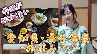 【温泉旅館シリーズ②】愛知県新城市の湯谷温泉 ～旅荘みつい～ [upl. by Zerline]