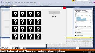 C Tutorial Create a Memory Matching Game in Visual Studio [upl. by Oslec]