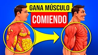 🍆 11 Alimentos ECONÓMICOS que te Ayudan a CREAR MÚSCULO [upl. by Rockey]