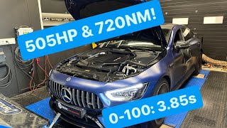 505HP amp 720NM FAST MercedesBenz AMG GT 53 4Door Stage 1  CPC Tuned Acceleration  BERKPerformance [upl. by Jaal]