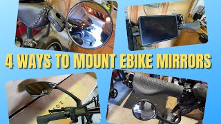 4 Ways to Mount Ebike Mirrors [upl. by Ogilvy431]