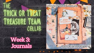 TrickOrTreatTreasure Collab  Week 3 Journals  Easy Flow Unbound Journal [upl. by Sallyann]