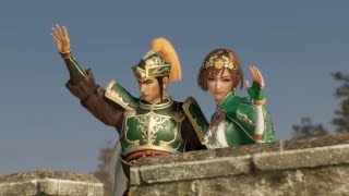 Dynasty Warriors 9 Liu Bei and Sun Shang Xiang’s Marriage Battle at Tong Gate [upl. by Ahpla]