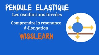 2 Pendule élastique  Les oscillations forcées Comprendre la résonance délongation [upl. by Vange676]