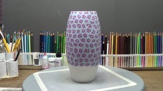 Vase polymer clay flower cane part 1 [upl. by Okoyik]