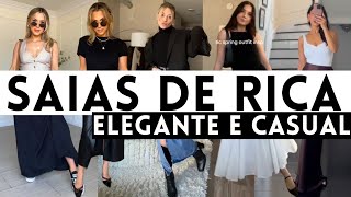 🔴LOOKS ELEGANTES E CASUAIS COM SAIAS NA MODA 2024 E 2025 INVERNO 2024 E VERÃO 2025 [upl. by Notna]