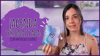 CÓMO HACER AGENDAS CON MATERIALES CASEROS  CUADERNOS A MANO  Soy Maria Zapata ♥ [upl. by Tarkany]