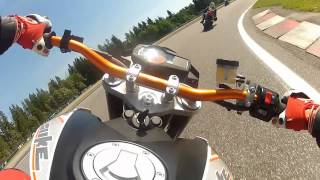 KTM 690 Duke Track [upl. by Atiuqat]