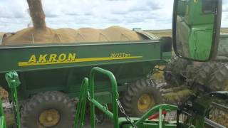 John deere s660 y 8300 cosecha de arroz [upl. by Cheffetz]