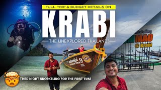 KRABI THE UNDISCOVERED THAILAND  FULL DETAILS  NIGHT SNORKELING [upl. by Waddington]