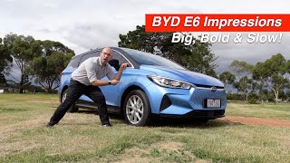 BYD E6 First Impressions  Its big goes far and is [upl. by Ehudd871]