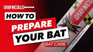 How To Prepare Your Cricket Bat For Use [upl. by Gwenette77]