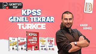 2024 KPSS Türkçe  Tek Videoda Genel Tekrar  Kadir Gümüş [upl. by Nawak53]