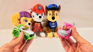 Zabawki Psi Patrol Auta Figurki Truck Pups Gry Puzzle Nauka Angielskiego dla dzieci Zabawa [upl. by Carroll]