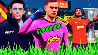 I Signed ter Stegen to win us the Europa League FC 24 Career Mode EP 13 [upl. by Notsrik90]