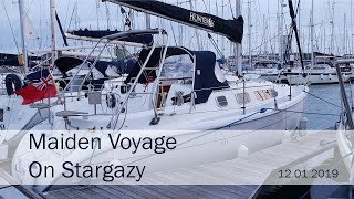 Maiden Voyage on Stargazy Hunter Legend 290  12012019 [upl. by Karly]