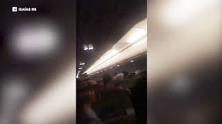 Terrifying turbulence injures passengers on flight [upl. by Rusty]