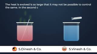 Dilution of Concentrated Acid  Chapter Acids Bases Salts  Chemistry Class 10th [upl. by Onihc987]