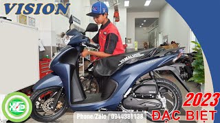 XE amp XE  Ráp bán và báo giá Honda Vision 110cc 》Phiên bản đặc biệt 20222023  Xanh nhám [upl. by Ogires]