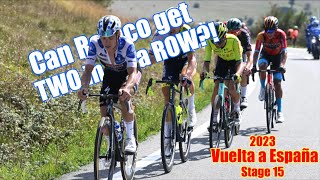 Evenepoel Tried it AGAIN  Vuelta Stage 15 2023 [upl. by Lener86]