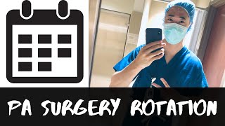 MONTH IN THE LIFE OF A SURGERY PA STUDENT  NEW APT [upl. by Finnegan]