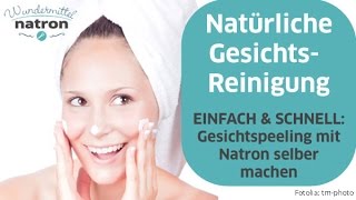 Gesichtspeeling mit Natron selber machen [upl. by Hanej]