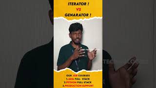 Iterator vs Generator  தமிழில்  in Tamil  shorts [upl. by Lavena290]