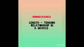 length tension relationship in a muscle biomechanics physionotes mediconotes [upl. by Hamann]