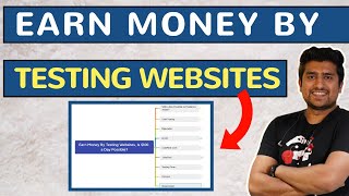 Earn Money By Testing Websites Is 100 a Day Possible 7 Websites [upl. by Ajim998]