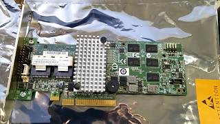 IBM  Lenovo Serveraid M5015 SAS Controller  FRU 46M0851 [upl. by Ecined861]