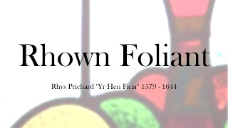 Rhown foliant  Carolaur Nadolig [upl. by Thackeray]